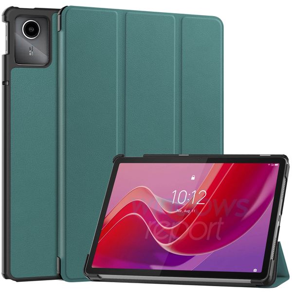 imoshion Trifold Klapphülle Lenovo Tab M11 - Dunkelgrün