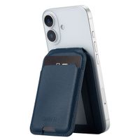 Accezz Leder-Wallet mit Standfunktion - Geeignet für MagSafe und Qi2 - Nightfall Blue