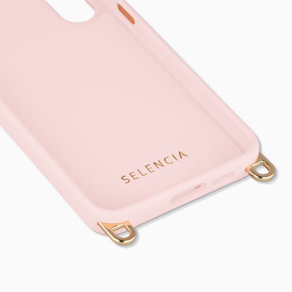 Selencia Rivièra Backcover mit MagSafe mit abnehmbaren Haken Samsung Galaxy A53 - Sorbet Pink