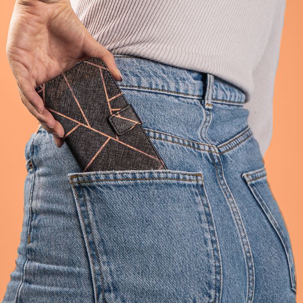 imoshion Design TPU Klapphülle Motorola Moto G9 Power - Black Graphic