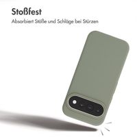 Accezz Liquid Silikoncase mit MagSafe Google Pixel 11 / 11 Pro / 10 / 10 Pro - Cooper Green