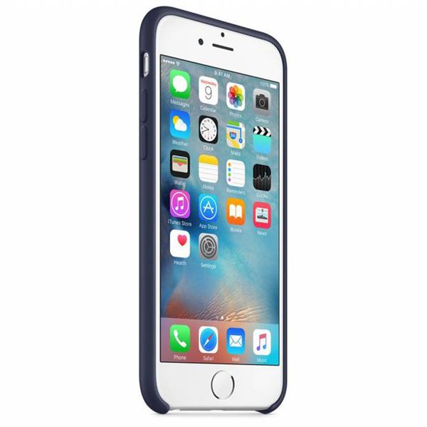 Apple Blaues Silikon-Case Dunkelbau für das iPhone 6/6s