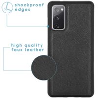 imoshion Luxuriöse Portemonnaie-Klapphülle Samsung Galaxy S20 FE - Schwarz