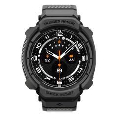Spigen Rugged Armor™ Pro Hülle für Samsung Galaxy Watch Ultra 2 (47 mm) - Matte Black