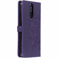 Mandala Klapphülle Violett für das Huawei Mate 10 Lite