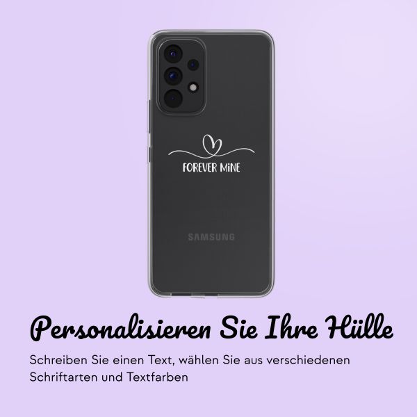 Hülle mit eigenem Foto und/oder Text Samsung Galaxy A53 - Sierlijk hartje