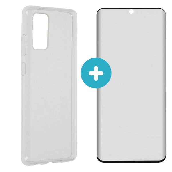 imoshion Softcase Backcover + Premium Screen Protector S20 Plus