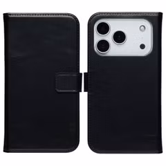 Selencia Echtleder Klapphülle Apple iPhone 17 Pro - Black