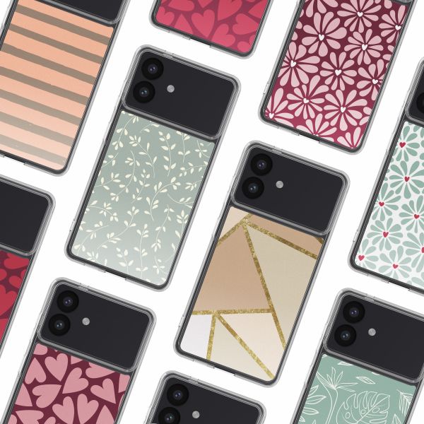 imoshion Design Hülle Samsung Galaxy S26 Plus - Smoke Green Flowers