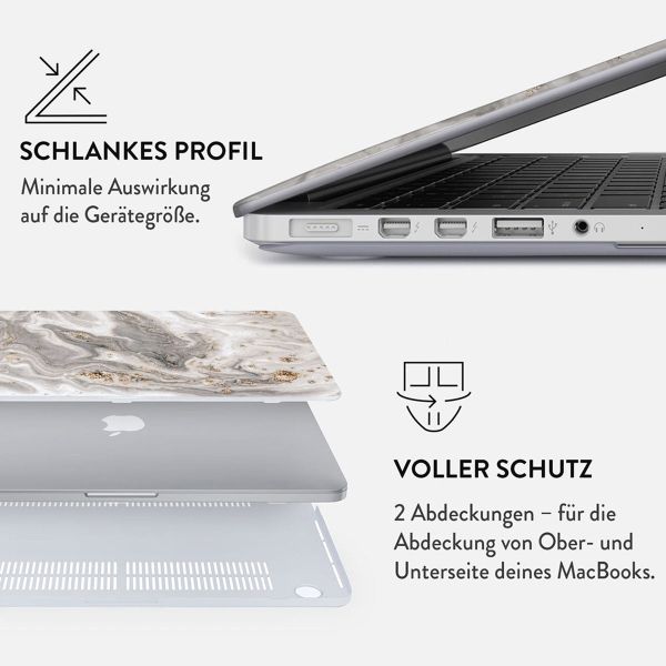 Burga Hardshell Hülle Apple MacBook Air 13 Zoll (2018-2020) - Snowstorm