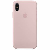 Apple Rosa Silikon-Case für Apple iPhone X