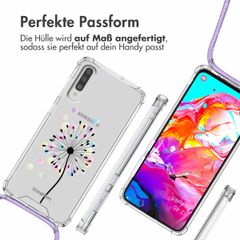 imoshion Design Hülle mit Band Samsung Galaxy A70 - Sandstone Dandelion