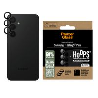 PanzerGlass Kameraprotektor Hoops Optic Rings für das Samsung Galaxy S25 Plus - Schwarz