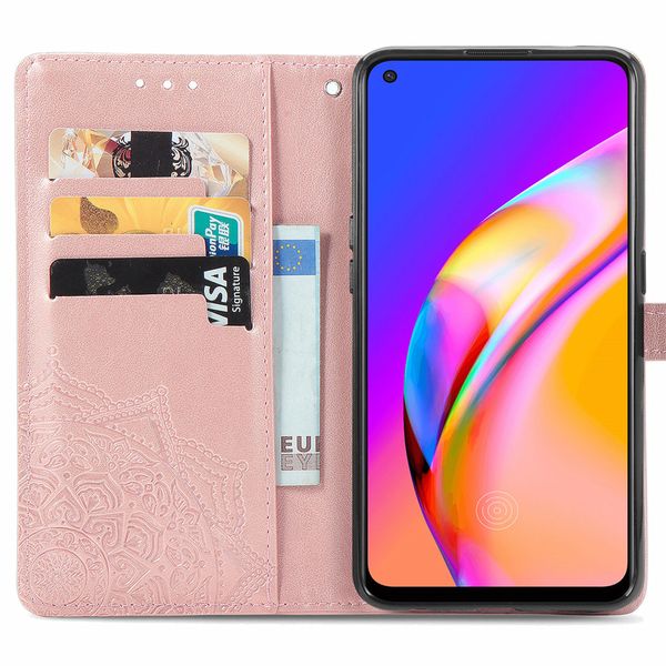 imoshion Mandala Klapphülle Oppo A94 (5G) - Roségold