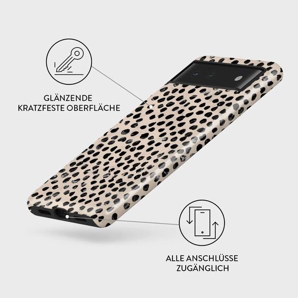 Burga Tough Back Cover für das Google Pixel 6a - Almond Latte