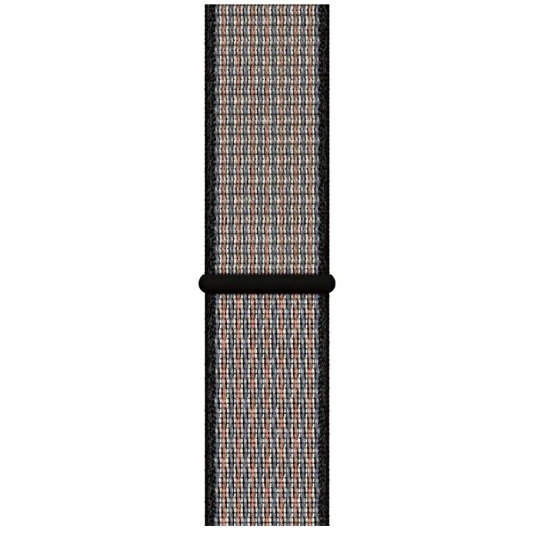 Apple Sport Loop Armband für das  Apple Watch Series 1 t/m 11 / SE / Ultra (44/45/46/49 mm) - Royal Pulse / Lava
