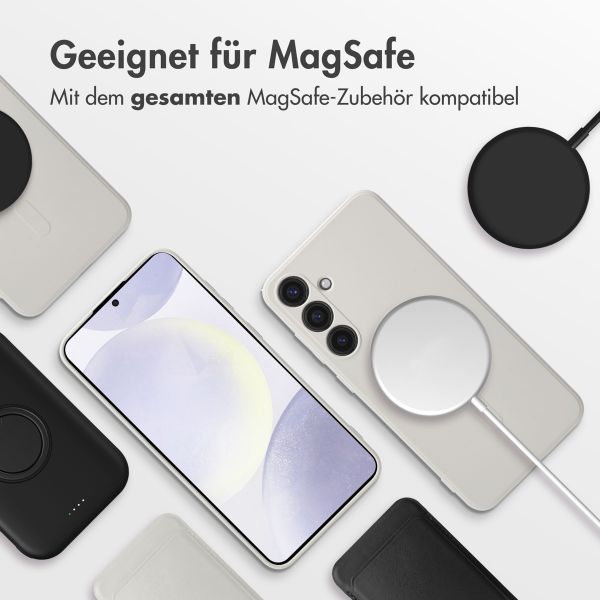 imoshion Color Back Cover mit MagSafe Samsung Galaxy S24 Plus - Beige