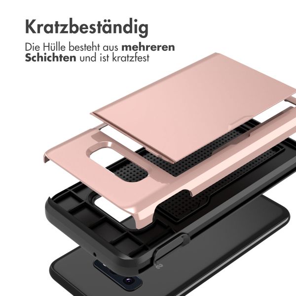 imoshion Backcover mit Kartenfach für das Samsung Galaxy S10e - Rose Gold