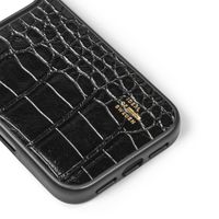 iDeal of Sweden MagSafe-Hülle aus veganem Leder Apple iPhone 17 Pro - Black Croco