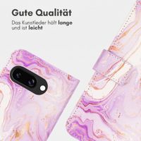 imoshion Design Klapphülle Google Pixel 9A - Purple Marble