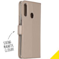 Accezz Wallet TPU Klapphülle für das Samsung Galaxy A20s - Gold