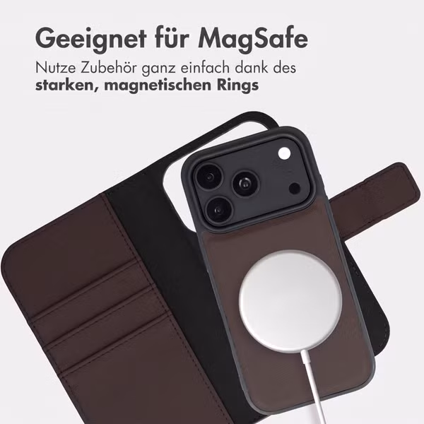 imoshion Herausnehmbare 2-in-1 Luxus-Bookcase Apple iPhone 18 Pro Max / 17 Pro Max - Braun