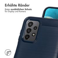 imoshion Brushed Back Cover für das Samsung Galaxy A23 (5G) - Dunkelblau