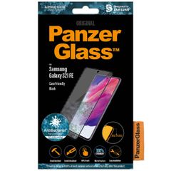 PanzerGlass Case Friendly Antibakterieller Screen Protector für das Samsung Galaxy S21 FE - Schwarz