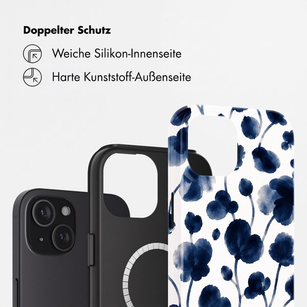 Selencia Vivid Rückabdeckung mit MagSafe Apple iPhone 15 - Midnight Blossom