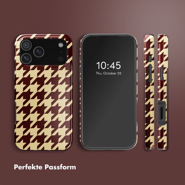 Selencia Vivid Rückabdeckung mit MagSafe Apple iPhone 17 Pro Max - Pied-de-Poule