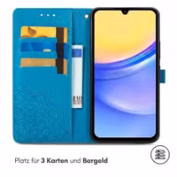imoshion Mandala Klapphülle Samsung Galaxy A15 (5G/4G) - Türkis