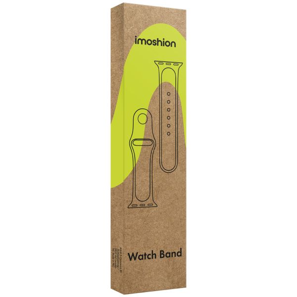 imoshion Silikonband⁺ für die Apple Watch Series 1 bis 9 / SE (38/40/41 mm) | Series 10 (42 mm) - Polarstern - Größe S/M