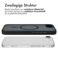 Accezz Rugged Frosted Back Cover mit MagSafe Apple iPhone 16e - Schwarz