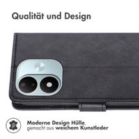 imoshion Luxuriöse Klapphülle Xiaomi Redmi Note 17 (5G) - Schwarz