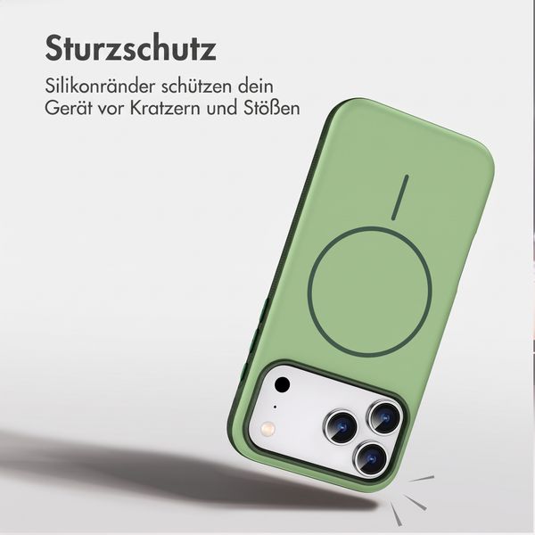 imoshion Color Backcover mit Thin MagSafe Ring Apple iPhone 18 Pro / 17 Pro - Dunkelgrün