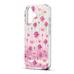 iDeal of Sweden Mirror Case Apple iPhone 16 - Rose Blush Floral