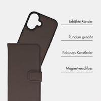 imoshion Herausnehmbare 2-in-1 Luxus-Bookcase Apple iPhone 17 - Braun