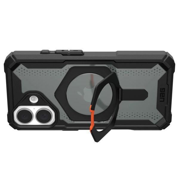 UAG Plasma XTE Back Cover MagSafe für das iPhone 16 - Black / Orange