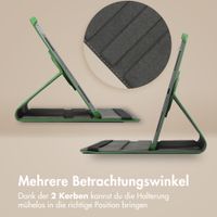 imoshion 360° drehbare Klapphülle Samsung Galaxy Tab A11 Plus - Grün