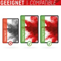 Displex Displayschutz aus Glas für das Samsung Galaxy Tab S7 Plus / Tab S7 FE / S8 Plus / S9 Plus / S9 FE Plus - Transparent