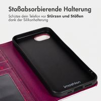imoshion Design Klapphülle Apple iPhone 17e / 16e - Crush Check Coral Dust
