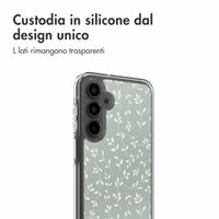 imoshion Design Hülle Samsung Galaxy A16 - Smoke Green Flowers