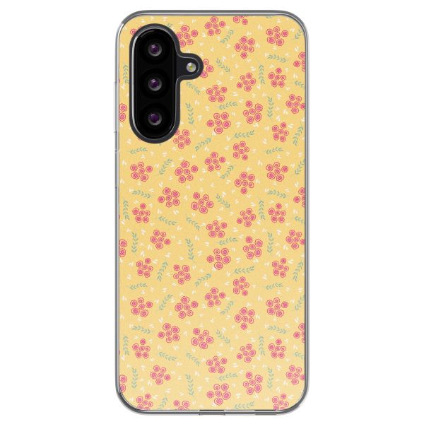 imoshion  Design Hülle für das Samsung Galaxy A26 - Sunny Yellow Petite Flowers