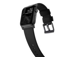 Nomad Active Pro Band für die Apple Watch Series 1 bis 10 / SE / Ultra (2) (44/45/46/49 mm) - Schwarz/Schwarz