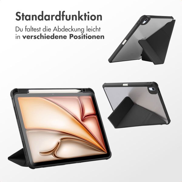 imoshion Origami Klapphülle iPad Air 13 Zoll (2024) M2 - Schwarz