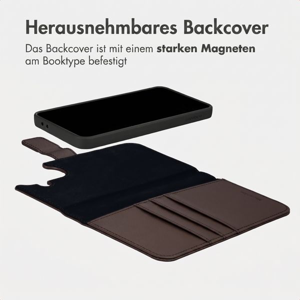 imoshion Herausnehmbare 2-in-1 Luxus-Bookcase Samsung Galaxy A37 (5G) - Braun
