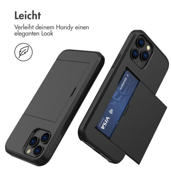 imoshion ﻿Backcover mit Kartenfach für das iPhone 13 Pro Max - Schwarz