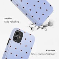 Selencia Vivid Back Cover Apple iPhone 11 - Happy Dots Digital Sky