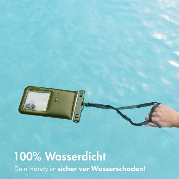 imoshion Floating Waterproof Pouch - Universelle wasserdichte Handyhülle - Dunkelgrün