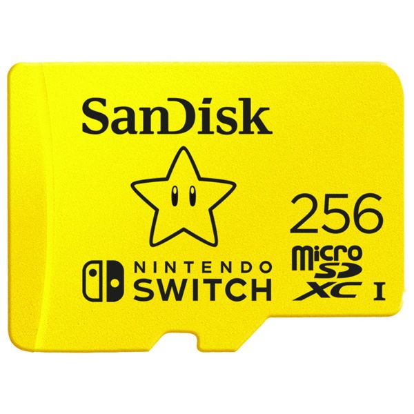 SanDisk microSD für das Nintendo Switch - 256GB - Star